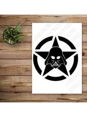*2 for $20* Stars Wars Darth Vader Punisher vinyl decal Sticker Handcrafted